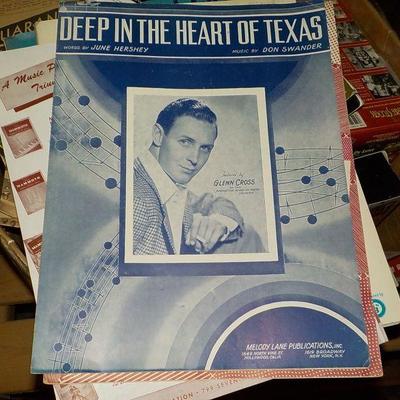 Original 1940's  Folio " Deep in the Heart of Texas"