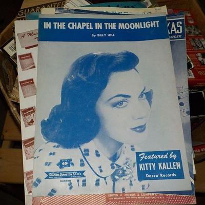 Original 1940's  Folio " In the Chapel in the Moonlight" by Kitty Kallen.