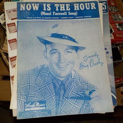 Original 1940's  Folio " Now is the Hour " by Bing Crosby.