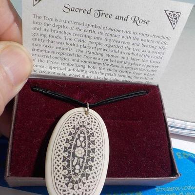 Celtic Art necklace .