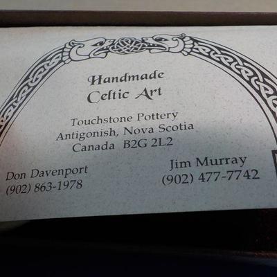 Celtic Art necklace .