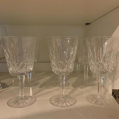 Waterford Lismore Crystal Wine Glass Lot