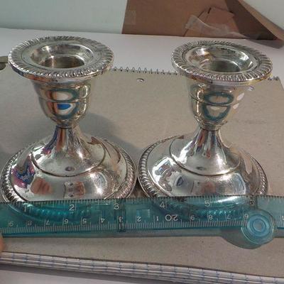 Sterling Candle holder .