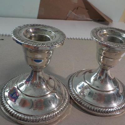 Sterling Candle holder .