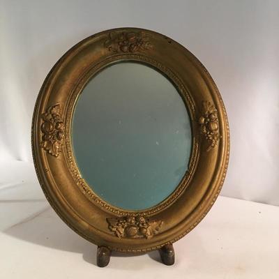 Lot 36 - Vintage Mirror & Picture 
