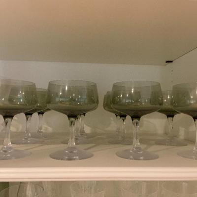More Olive Green Crystal Lot