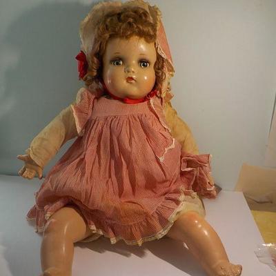 1940's Madame Alexander Bisque doll with sleep eyes.