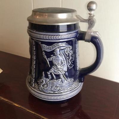 Collection of Authentic German Beer Steins Lot