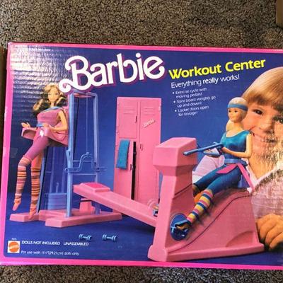 Vintage Barbie Workout Center