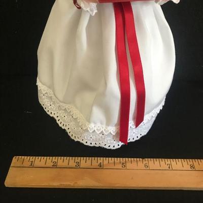 Vintage Simpich Doll - Santa Lucia Swedish Christmas Holiday figurine. Perfect condition.