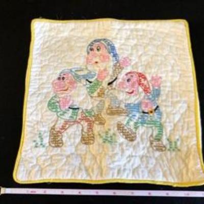 Lot of Two Vintage Disney Pillow Cases