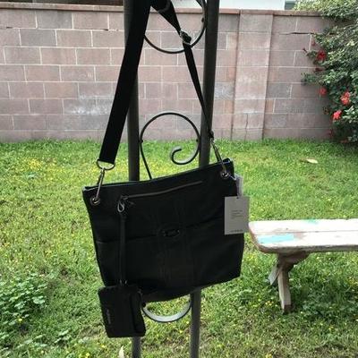 New Tyler Rodan Black Crossbody Purse