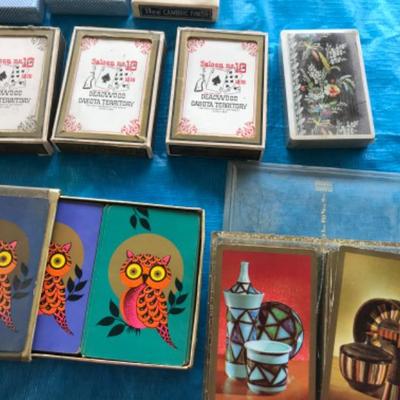 Vintage Playing Card Lot Dual Decks