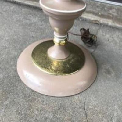 Vintage Toleware Floor Lamp