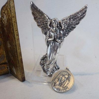 Silver Plate Guardian Angel and More