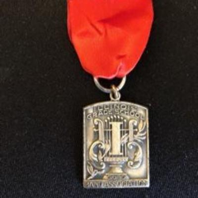 Lot of Vintage Illinois State Band Medals