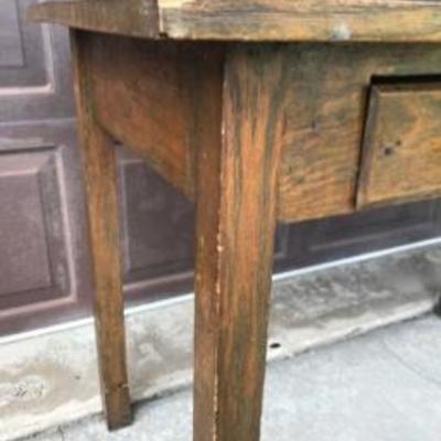 Antique Mission Oak Library Table Student Desk