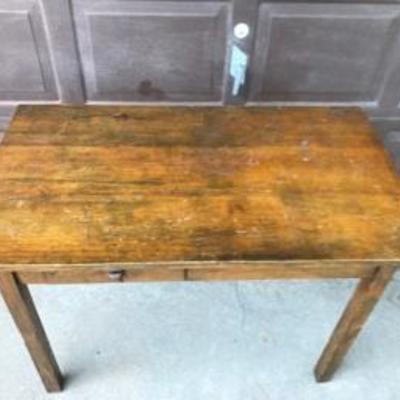 Antique Mission Oak Library Table Student Desk
