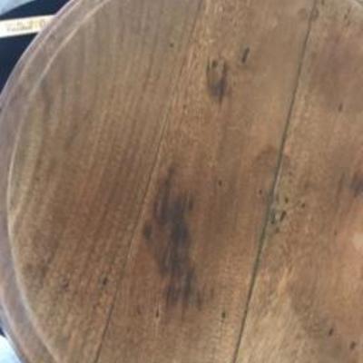 Antique Walnut Side Lamp Table Fern Stand