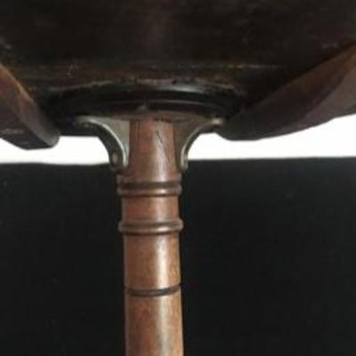 Antique Walnut Side Lamp Table Fern Stand