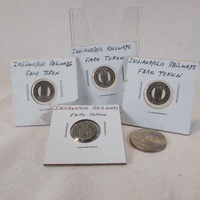 Indianapolis Railway Tokens