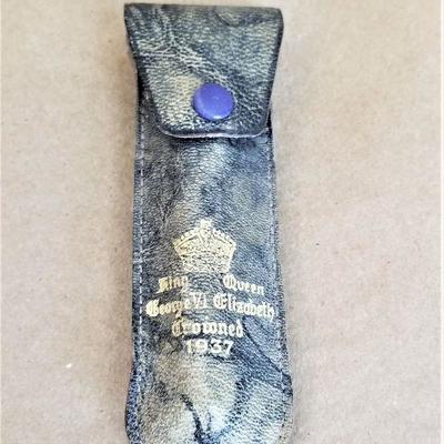 Lot #10  British Royalty Commemorative - 1937 Bakelite Iodine Stick in case