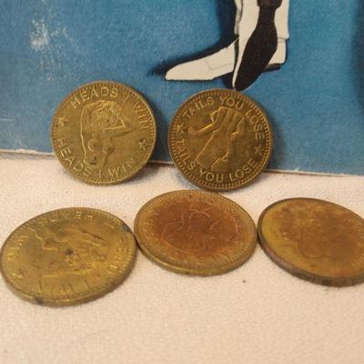 1964 Playboy Magazine & Heads/Tails Betting Coins