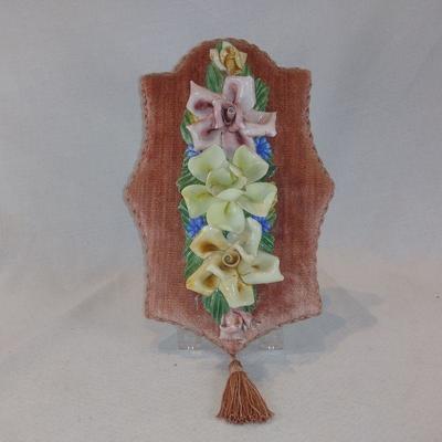 Capodimonte Flowers Wall Hanging