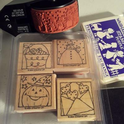 Lot Rubber Stamping kits