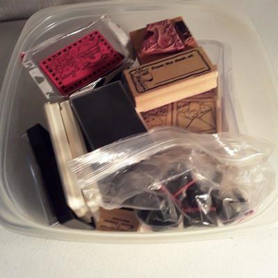 Lot Rubber Stamping kits