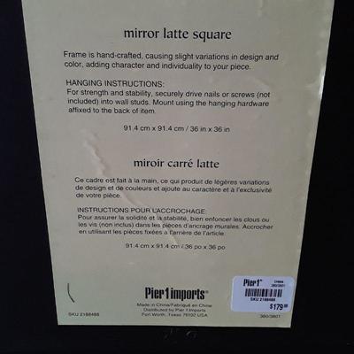 MIrror Latte Square