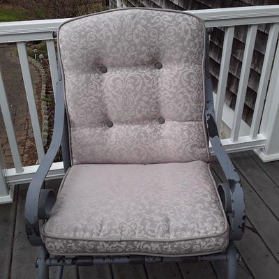 Lot four tan outdoor cushions