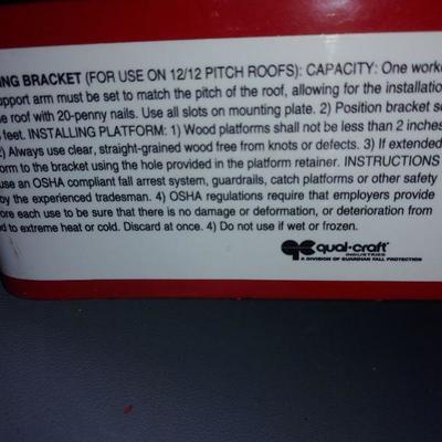 4 roof safety brackets by qualcraft industries 