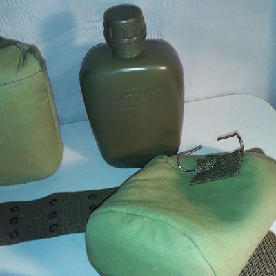 Pair of canteens and belts