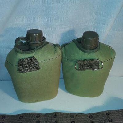 Pair of canteens and belts