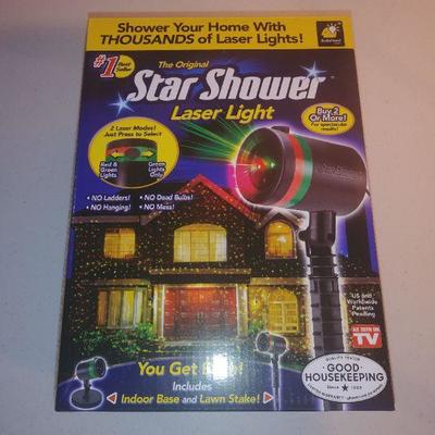 Lot star shower and box window candles 4' light up tree