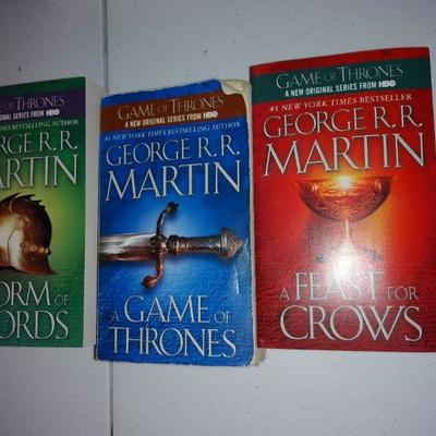 3 game of thrones books