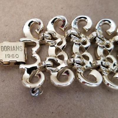 Lot #19  Mardi Gras Krewe Favors - K of M Clothes 1962 Clothes Brush & Dorians 1960 Bracelet