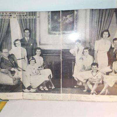 Rare Kennedy Picture of Entire Family all PRESENT.