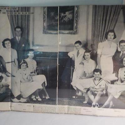Rare Kennedy Picture of Entire Family all PRESENT.