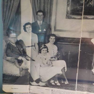 Rare Kennedy Picture of Entire Family all PRESENT.