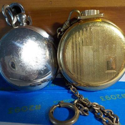 West Clock Pocket watch and New Haven Pedometer.