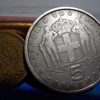 3- collector coins Indian head, British Coin, Egypt all 1900's.