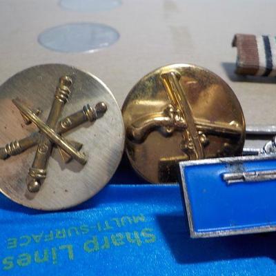 Coolest Military pins/ Under fire combat rifle pin(sterling), Delta pin, and others.
