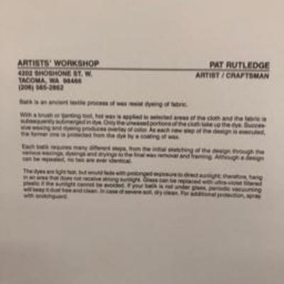 Pat Rutledge Original Signed Art Two Birds