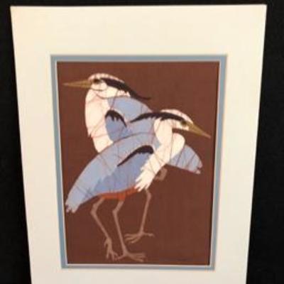 Pat Rutledge Original Signed Art Two Birds
