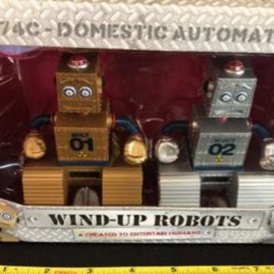 Vintage Windup Toy Robots