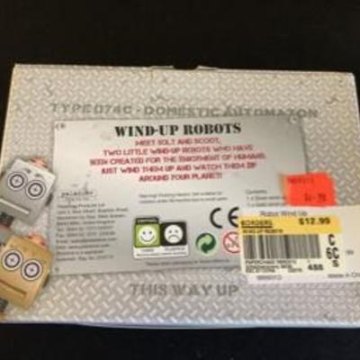 Vintage Windup Toy Robots
