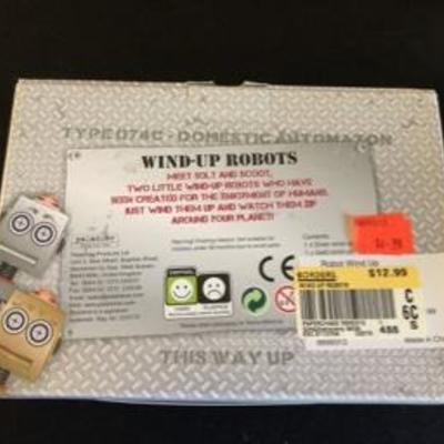 Vintage Windup Toy Robots