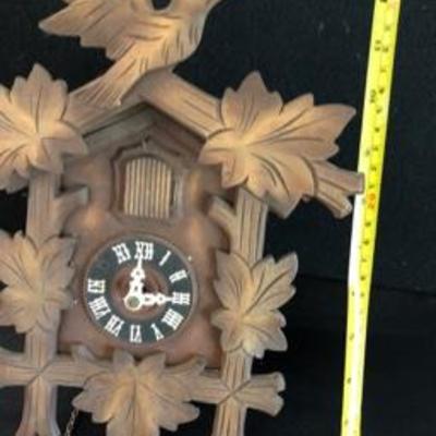 Vintage Antique Cuckoo Clock In Non-Working Condition